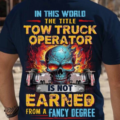 The Title Tow Truck Operator Is Not Earned From a Fancy Degree