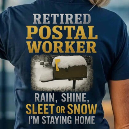 Retired Postal Worker Staying Home