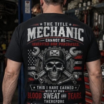 Mechanic Title Earned Apparel - Patriotic